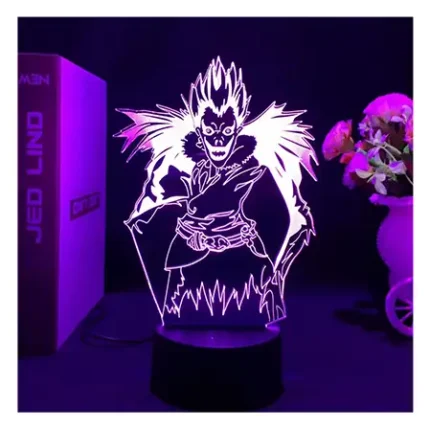 أنيمي مذكرة الموت LED ضوء أكريليك