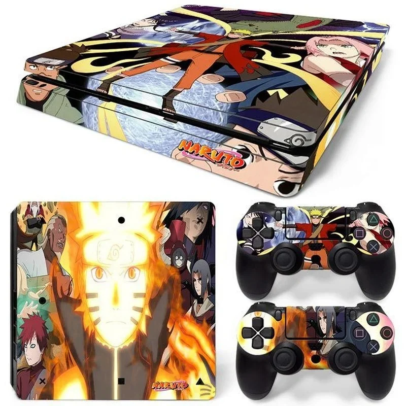 kf-S3009f29f0d4743839dc5857fe68b70d6u ملصق سكين PS4 سليم دراغون بول Z - غطاء حماية أصلي من بانداي بتصميم غوكو وفيجيتا - الصورة 4