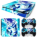 ملصق سكين PS4 سليم دراغون بول Z - غطاء حماية أصلي من بانداي بتصميم غوكو وفيجيتا - الصورة 2