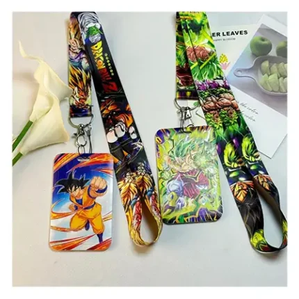 رباط عنق (Lanyard) أنيمي دراجون بول | حامل بطاقة - إكسسوارات Bandai