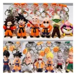 ميدالية مفاتيح دراجون بول زد – إكسسوارات أنمي أصلية Bandai